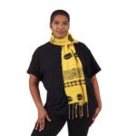 Extra Wide Mud Cloth Scarf/Table Runner